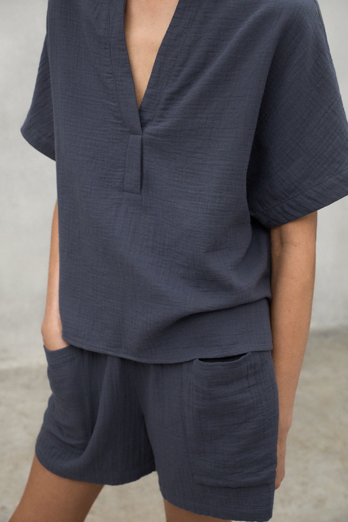 DARK GREY DENIS SHIRT