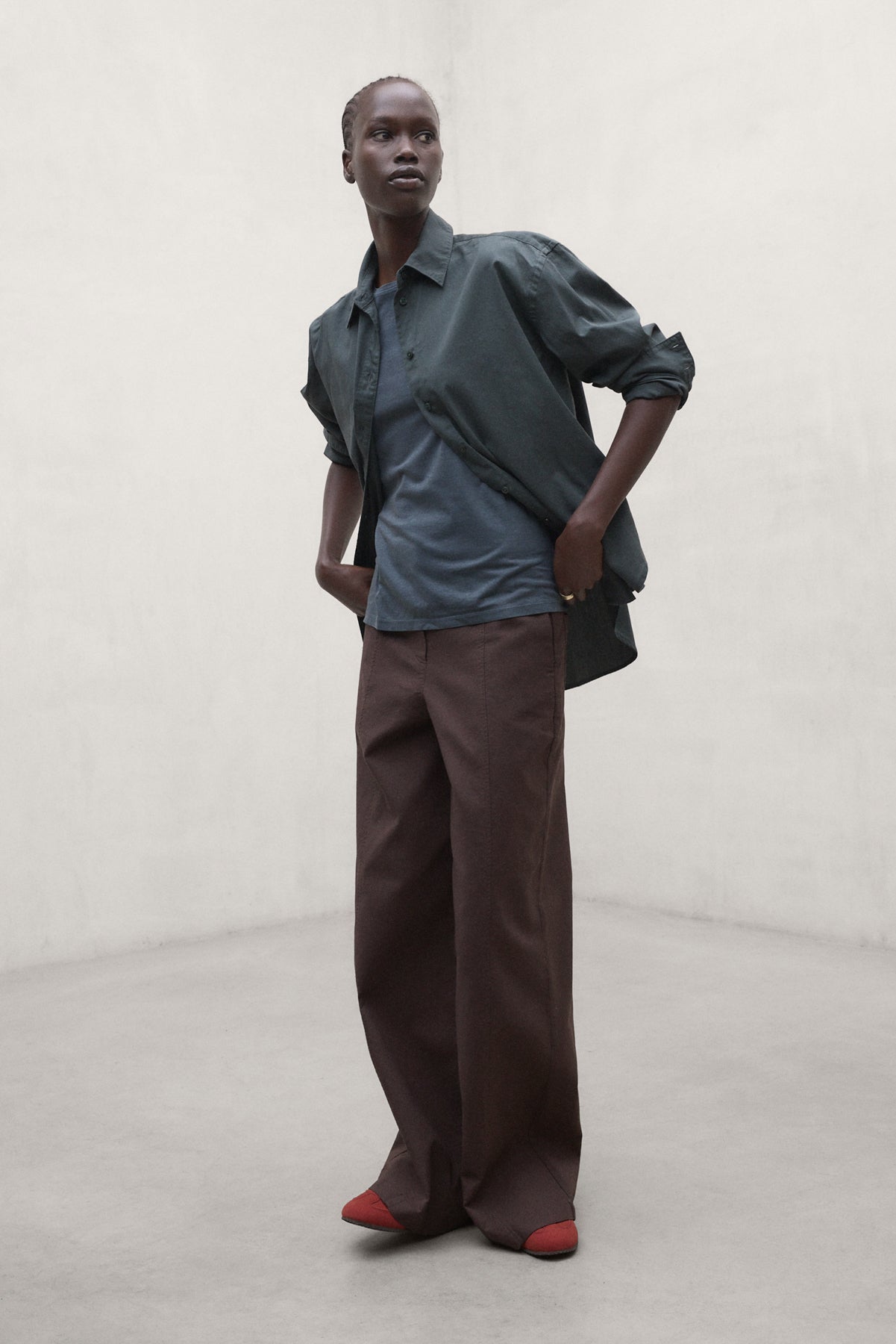 CHEMISE ELENA KAKI