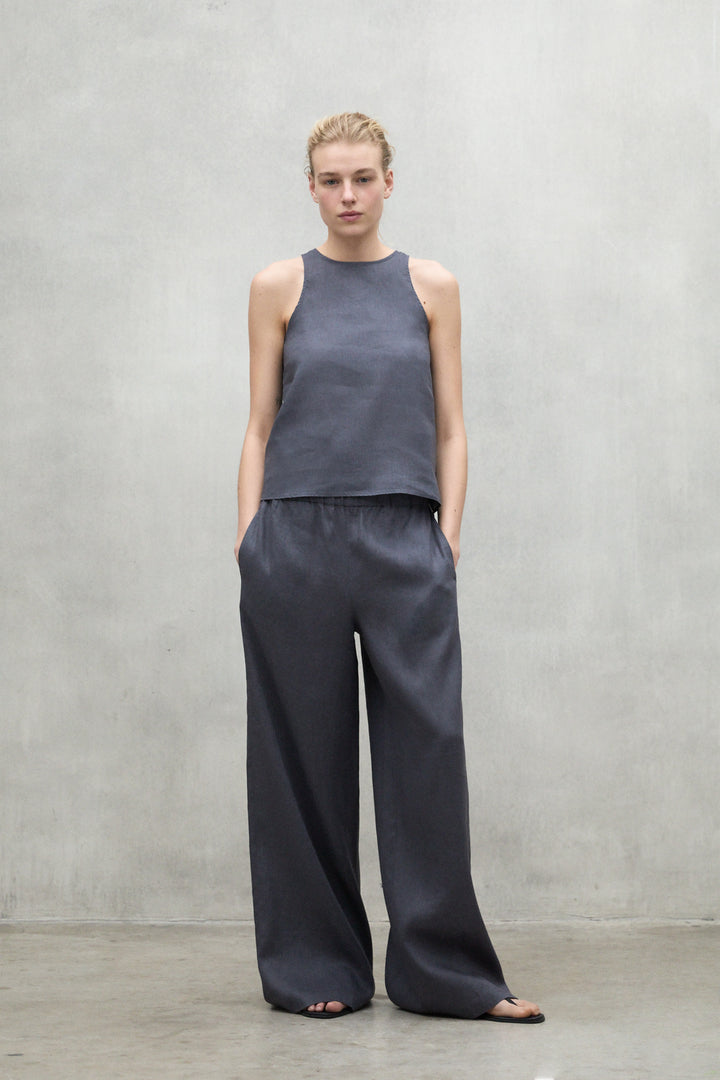CAMISA JAZZ GRIS OSCURO