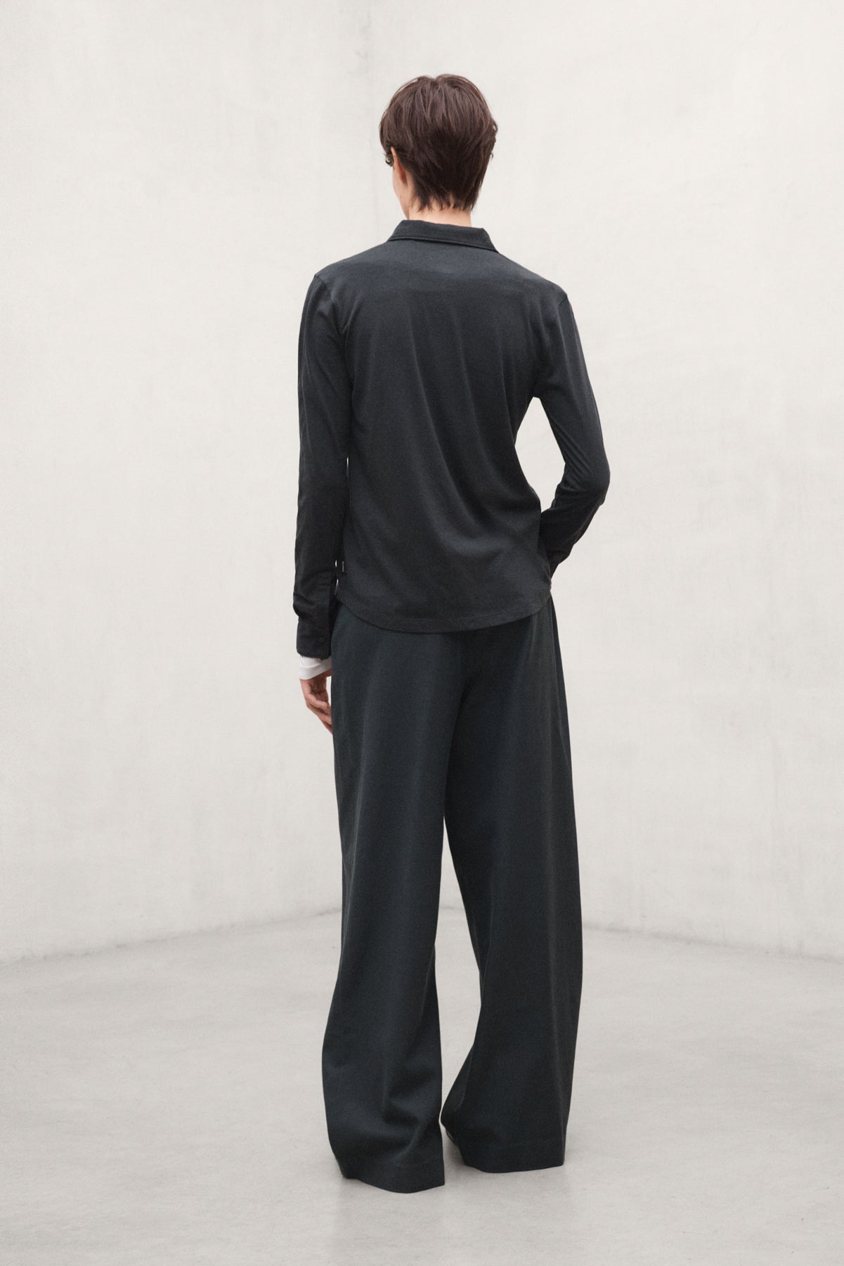 CAMISA LASA GRIS OSCURO