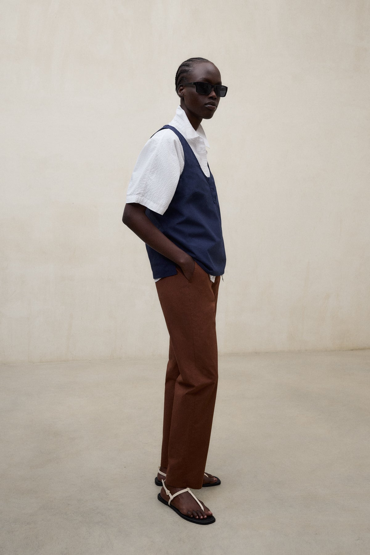 CHEMISE RITA BLEU MARINE