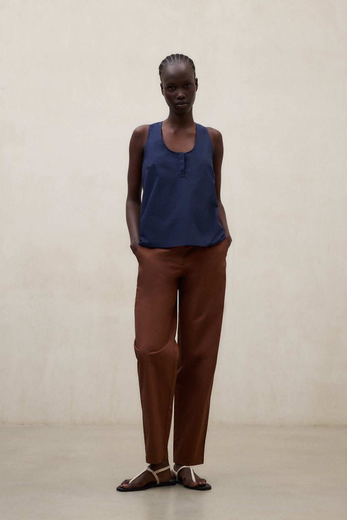 CHEMISE RITA BLEU MARINE