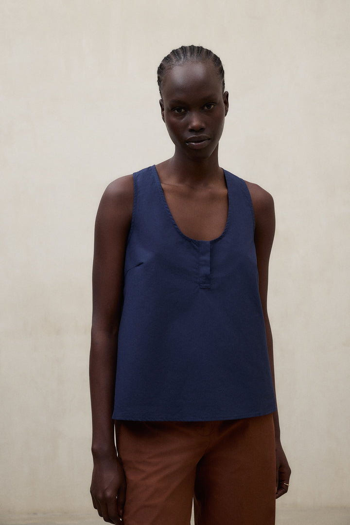 CHEMISE RITA BLEU MARINE