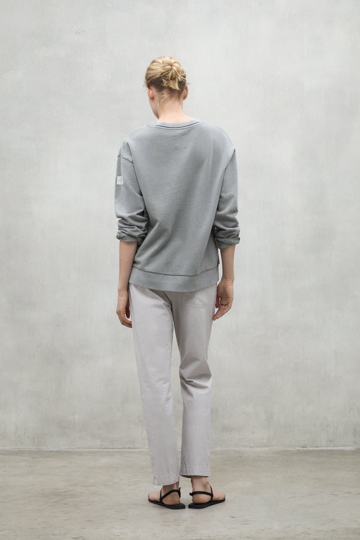 SWEAT-SHIRT ANKARA GRIS CLAIR