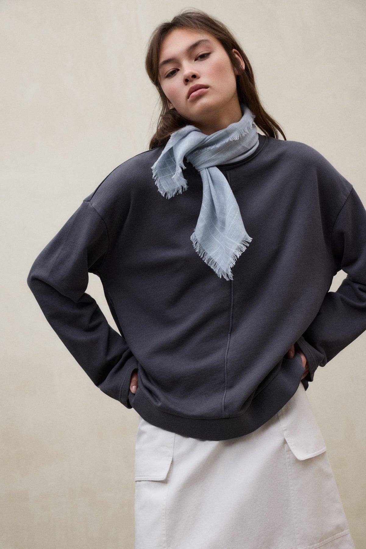 SUDADERA ANKARA GRIS OSCURO