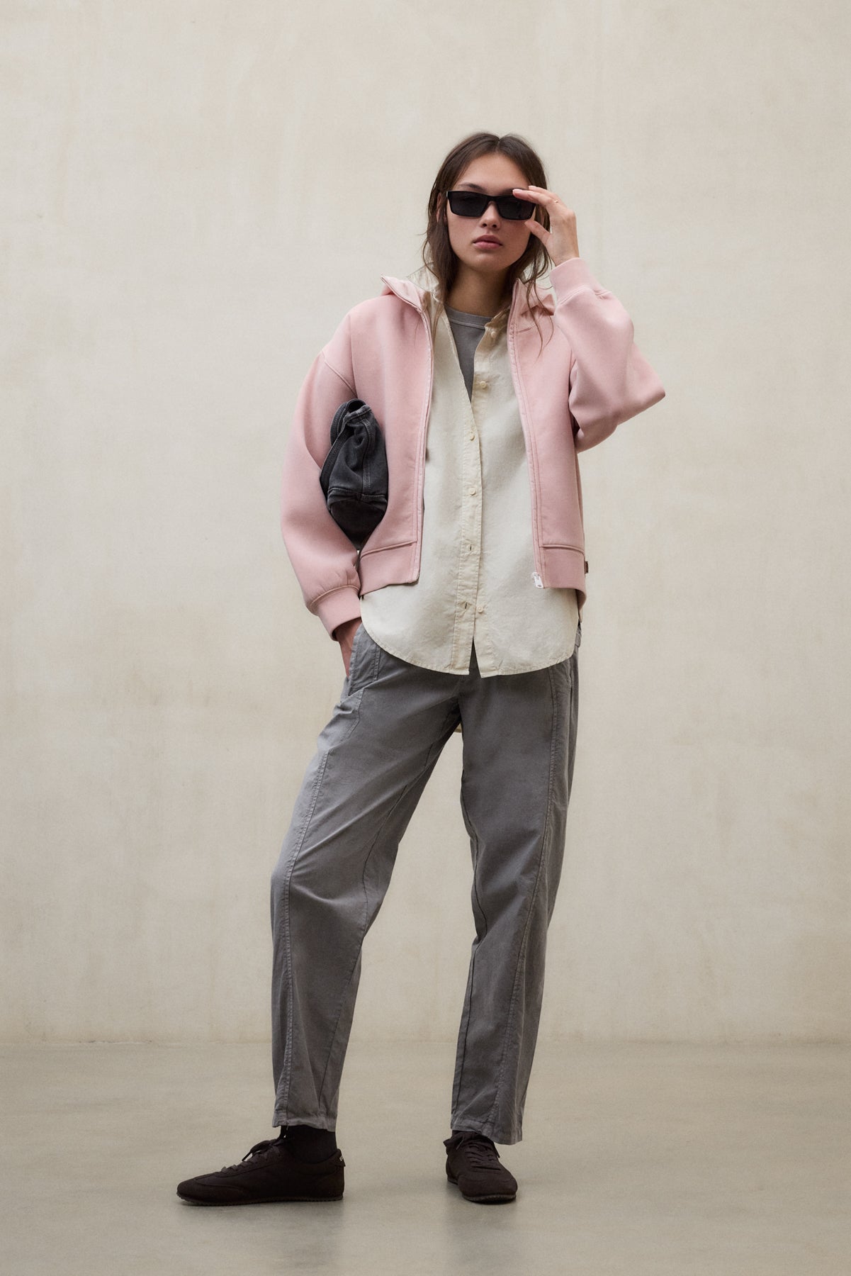 SWEAT-SHIRT EN NÉOPRÈNE ARICA ROSE
