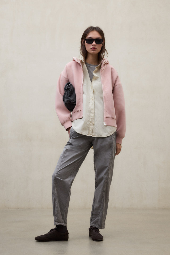 SWEAT-SHIRT EN NÉOPRÈNE ARICA ROSE