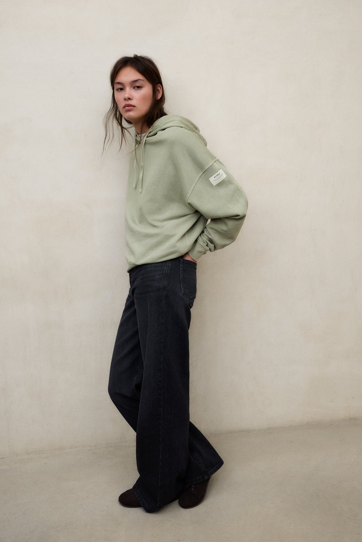 SWEATSHIRT BIANCA GRÜN