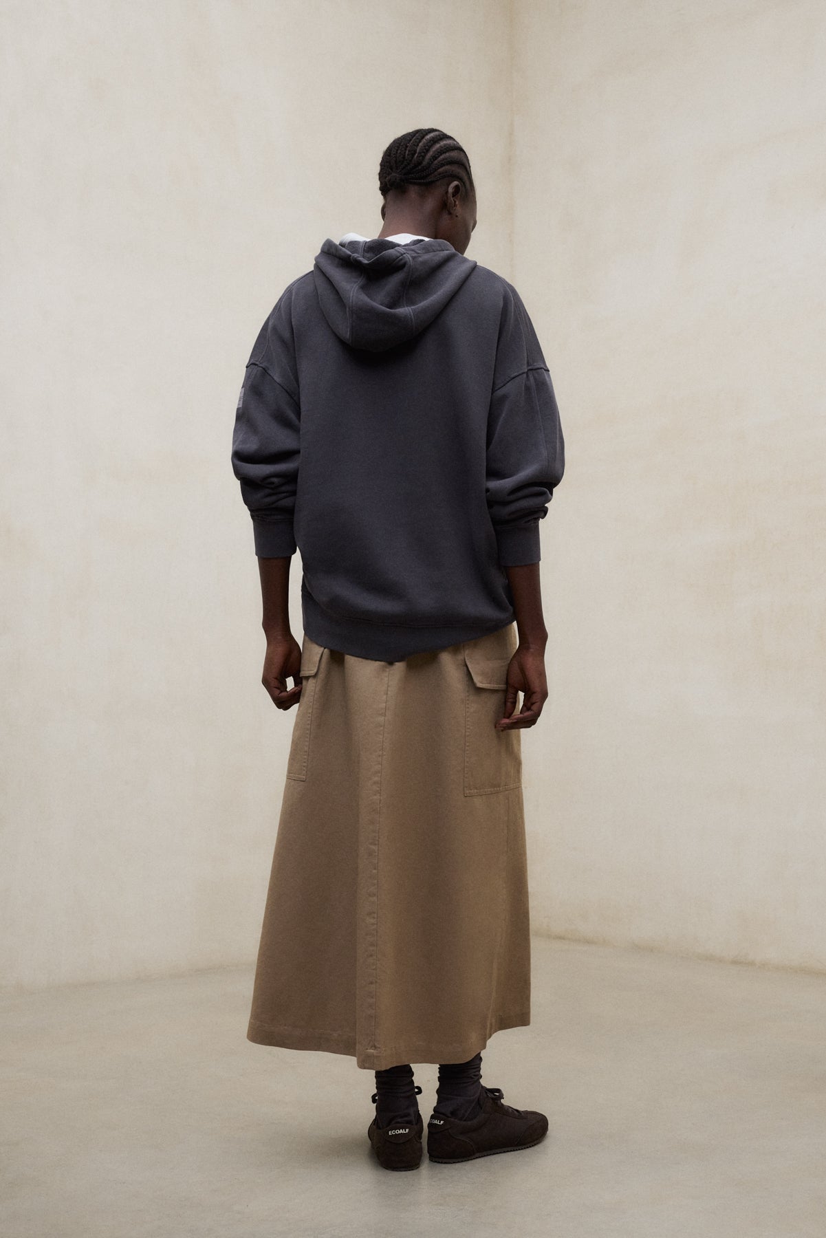 SWEAT-SHIRT BIANCA GRIS FONCÉ