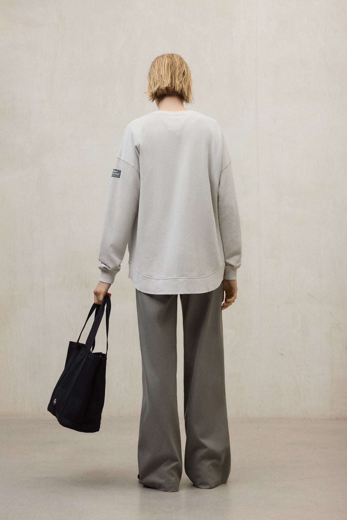 SWEAT-SHIRT ELVAS GRIS CLAIR