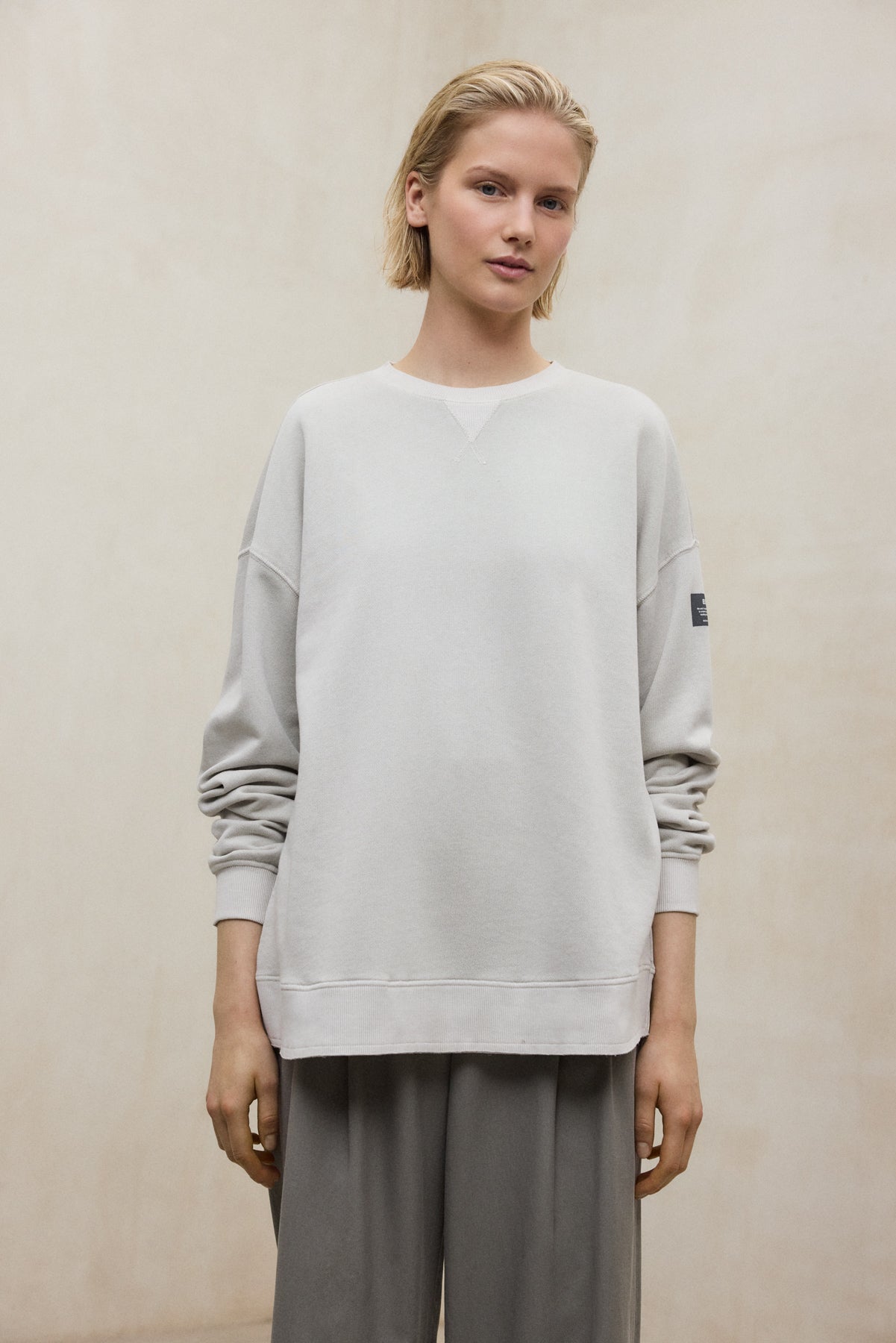 SWEAT-SHIRT ELVAS GRIS CLAIR