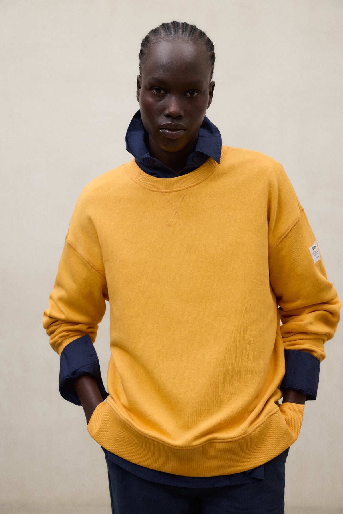 SUDADERA STORM NARANJA