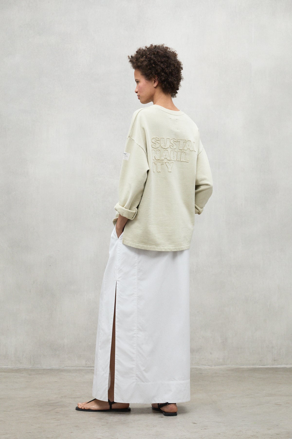 SWEAT-SHIRT SUSTAIN JAUNE
