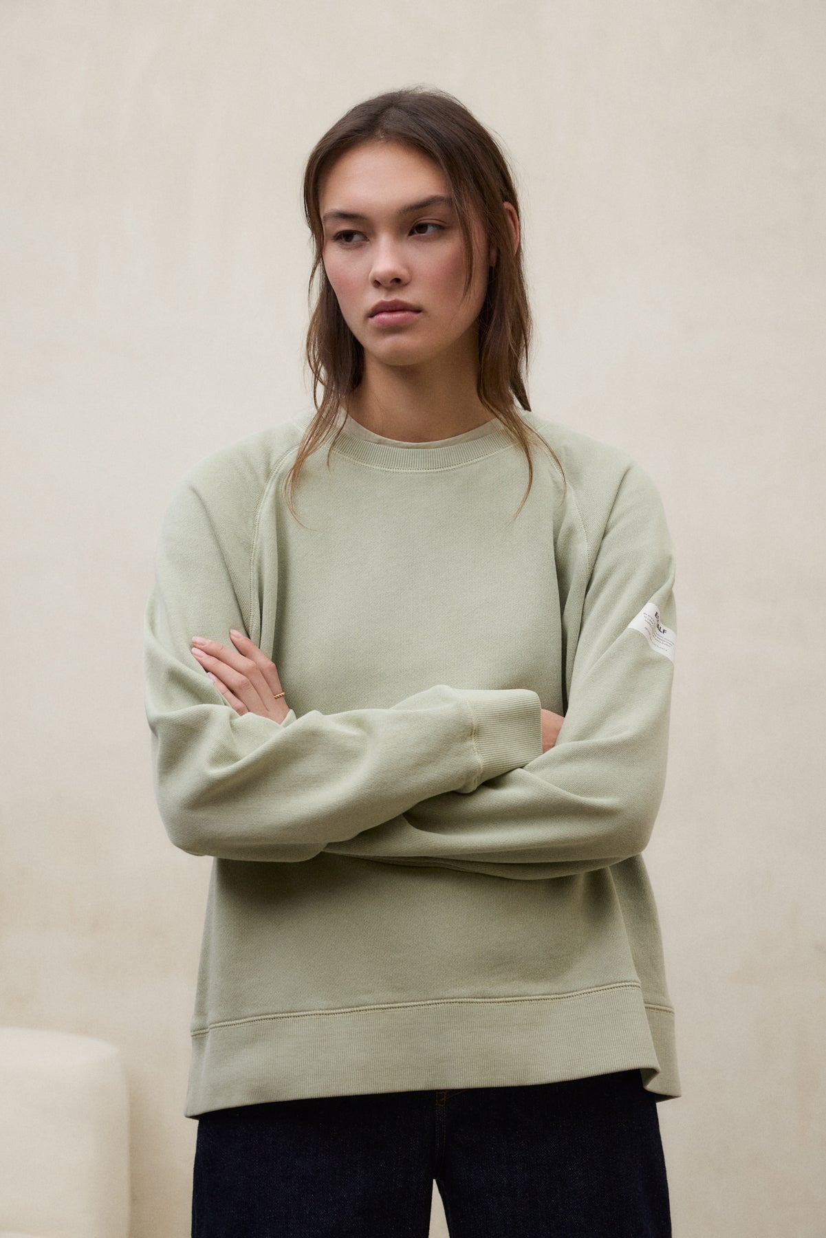 SWEAT-SHIRT VIOLINA VERT