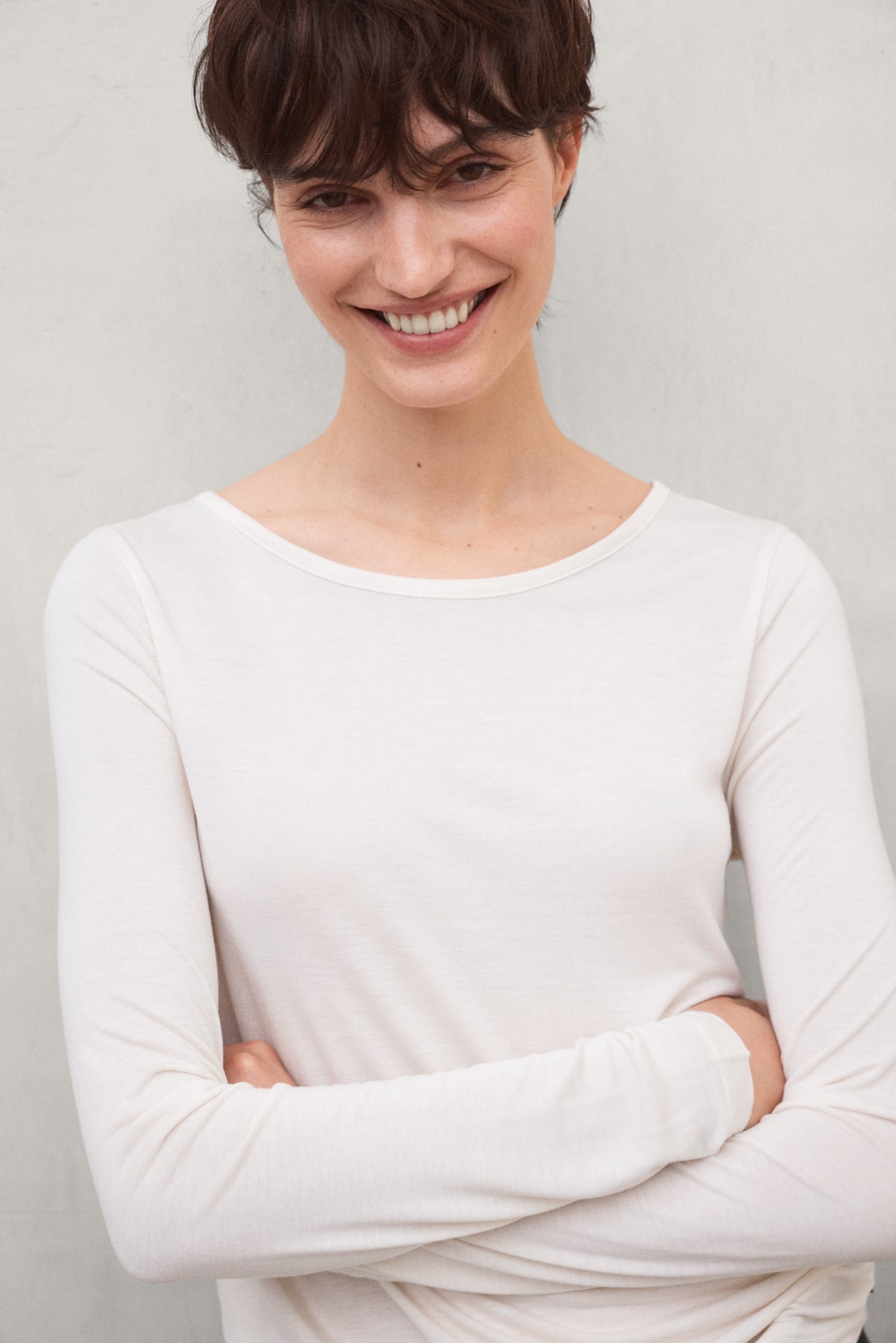WHITE BOLONA T-SHIRT