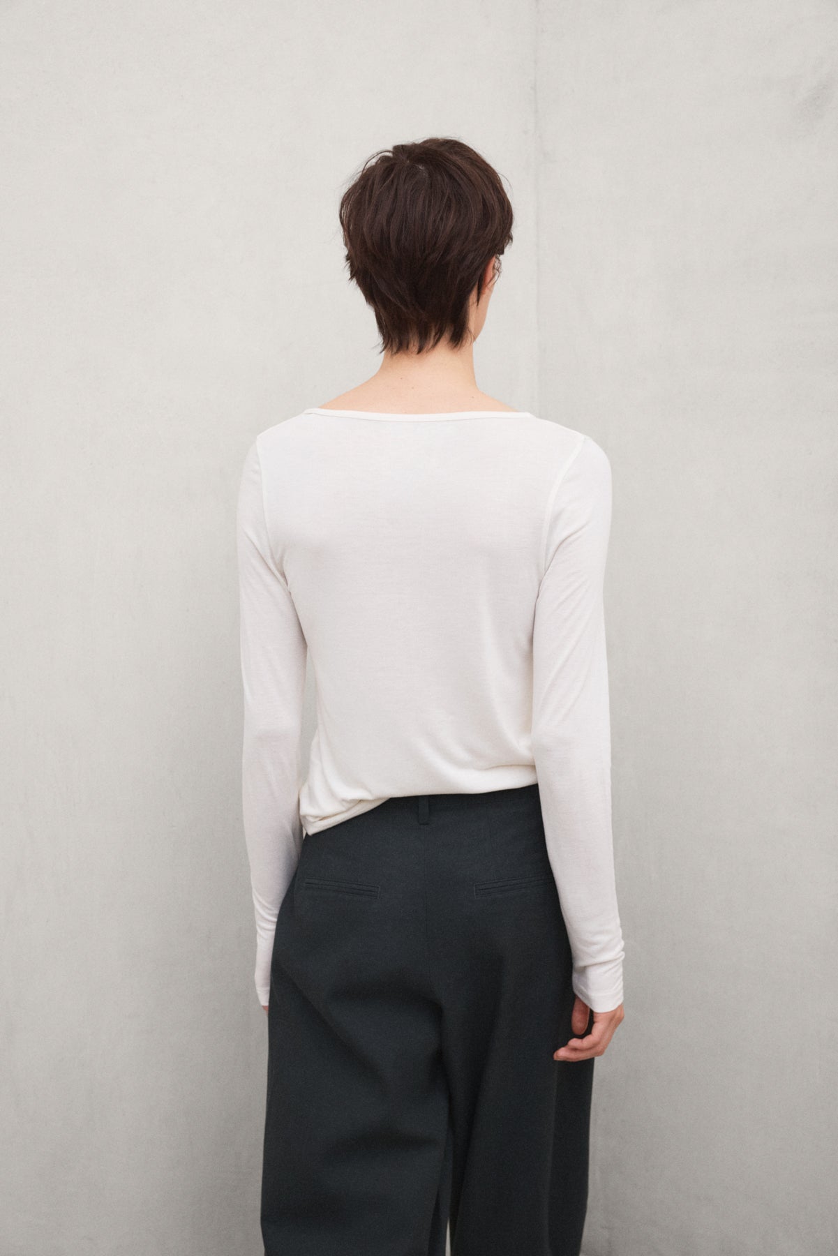 WHITE BOLONA T-SHIRT