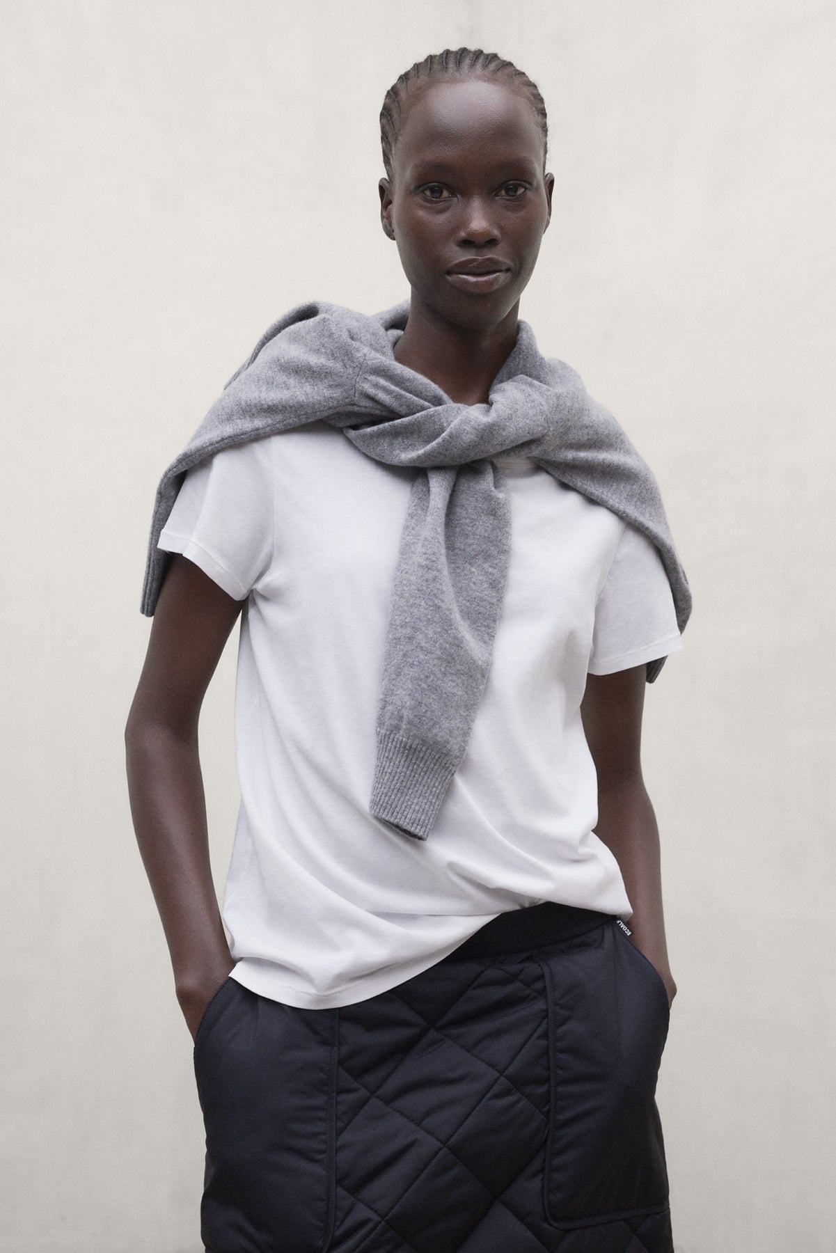 T-SHIRT KEILE BLANC