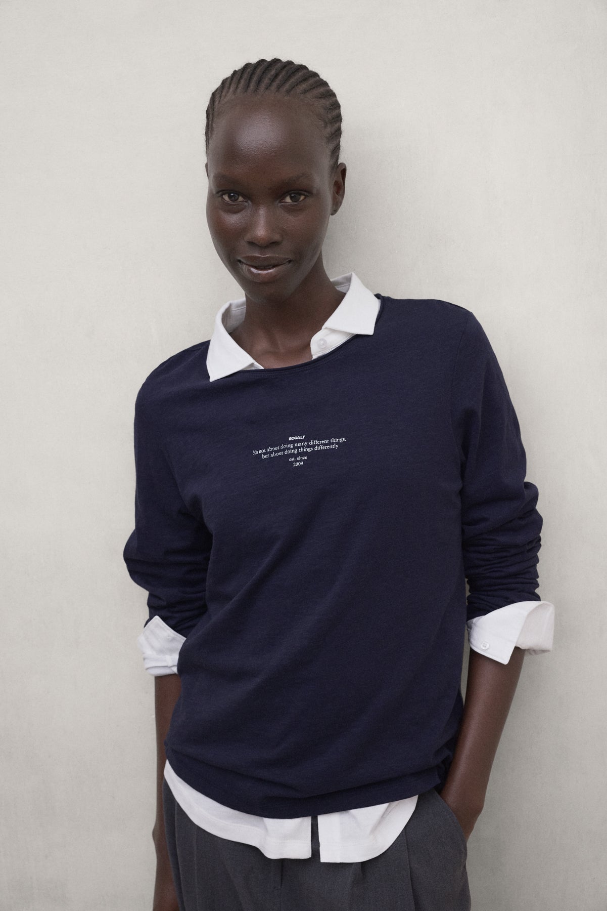 T-SHIRT NOVAR DUNKELBLAU