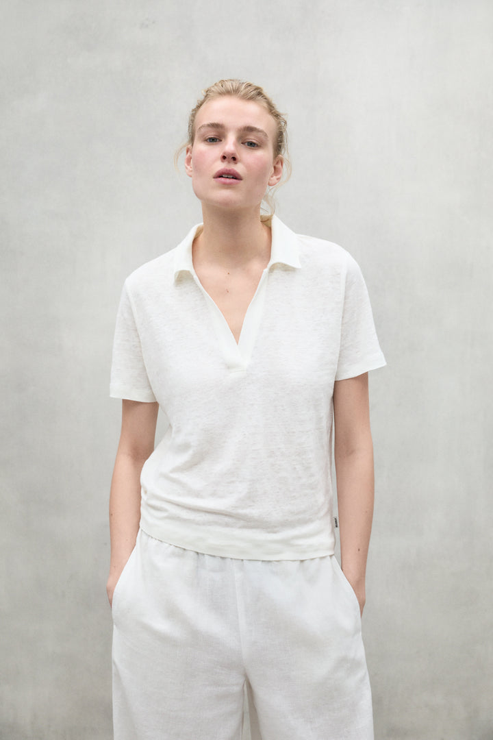 WHITE TROMS T-SHIRT