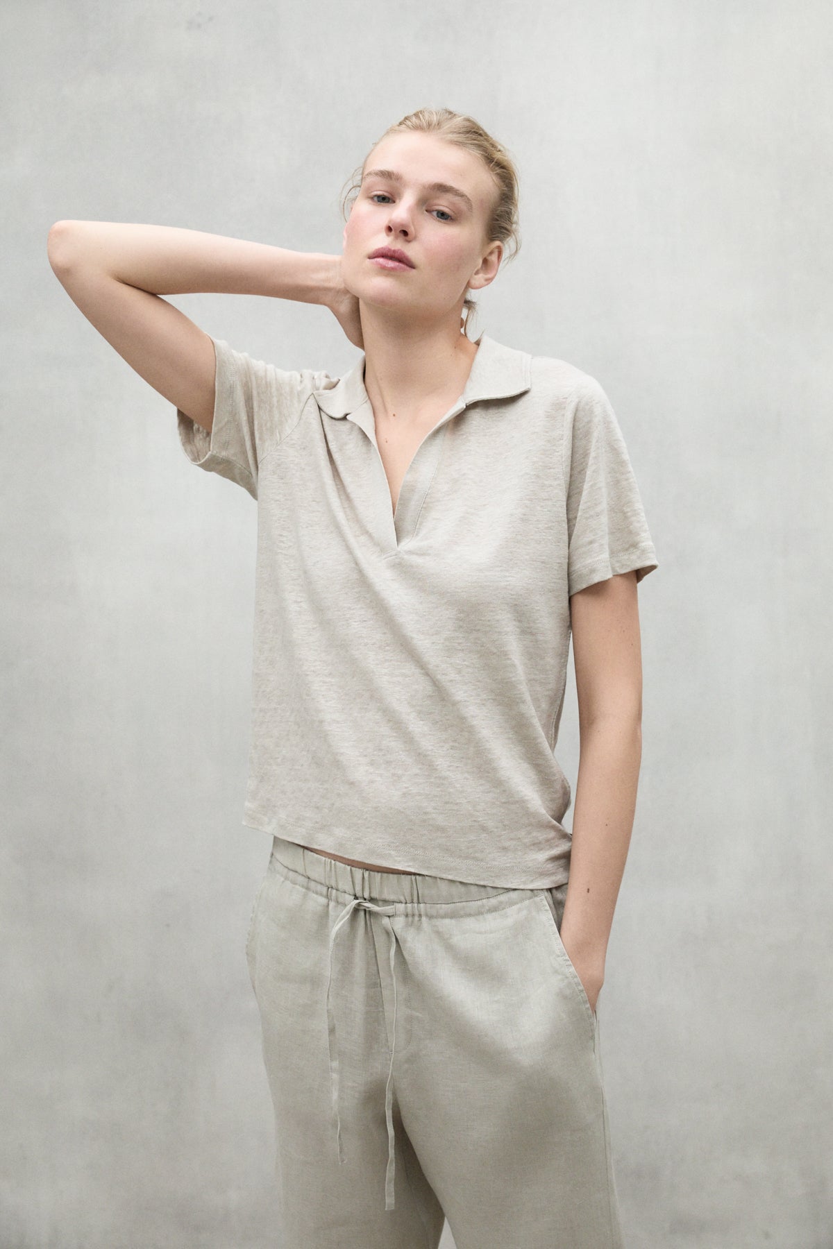 T-SHIRT TROMS BEIGE