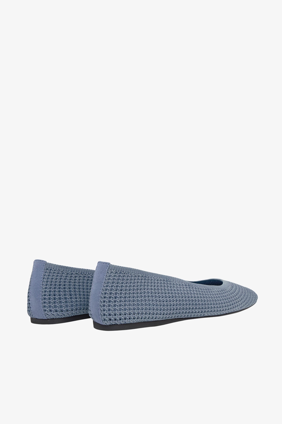 BLUE ADELAIDE BALLET PUMPS