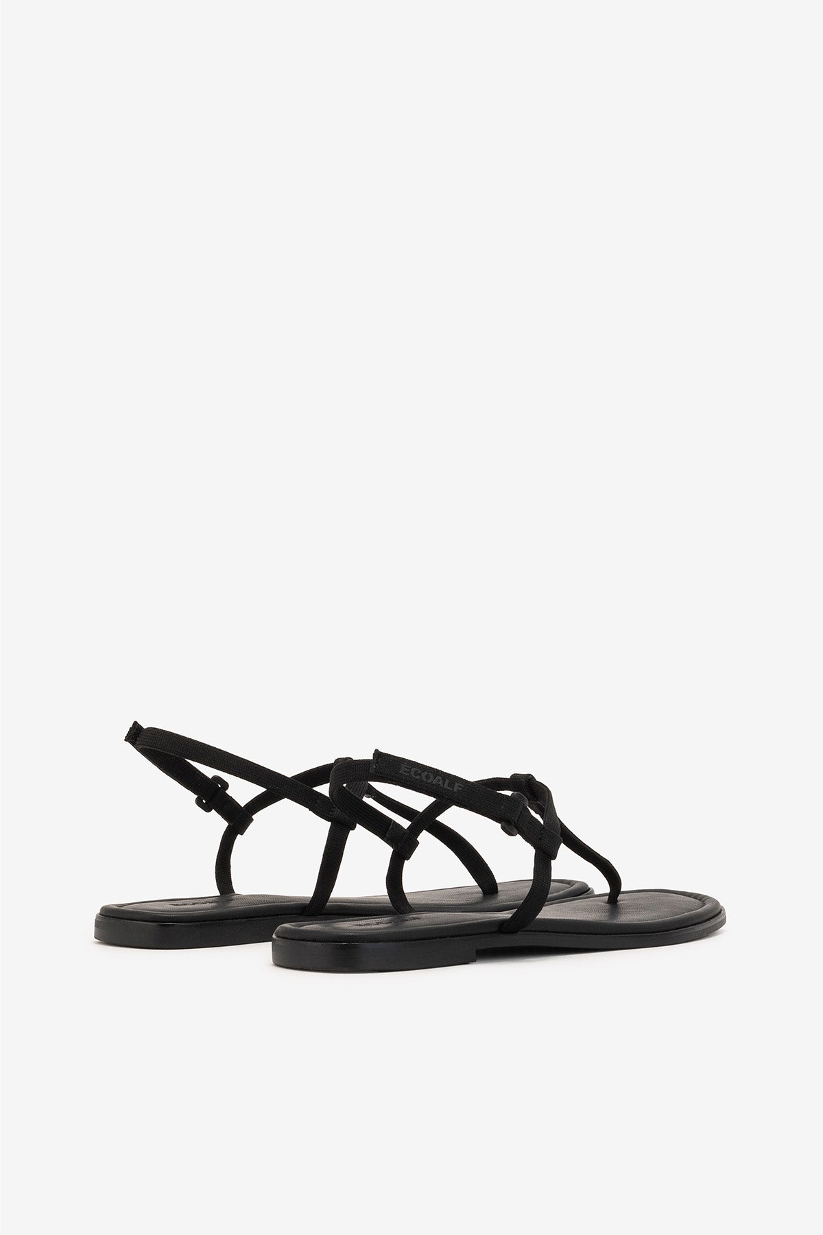 BLACK ROMA SANDALS