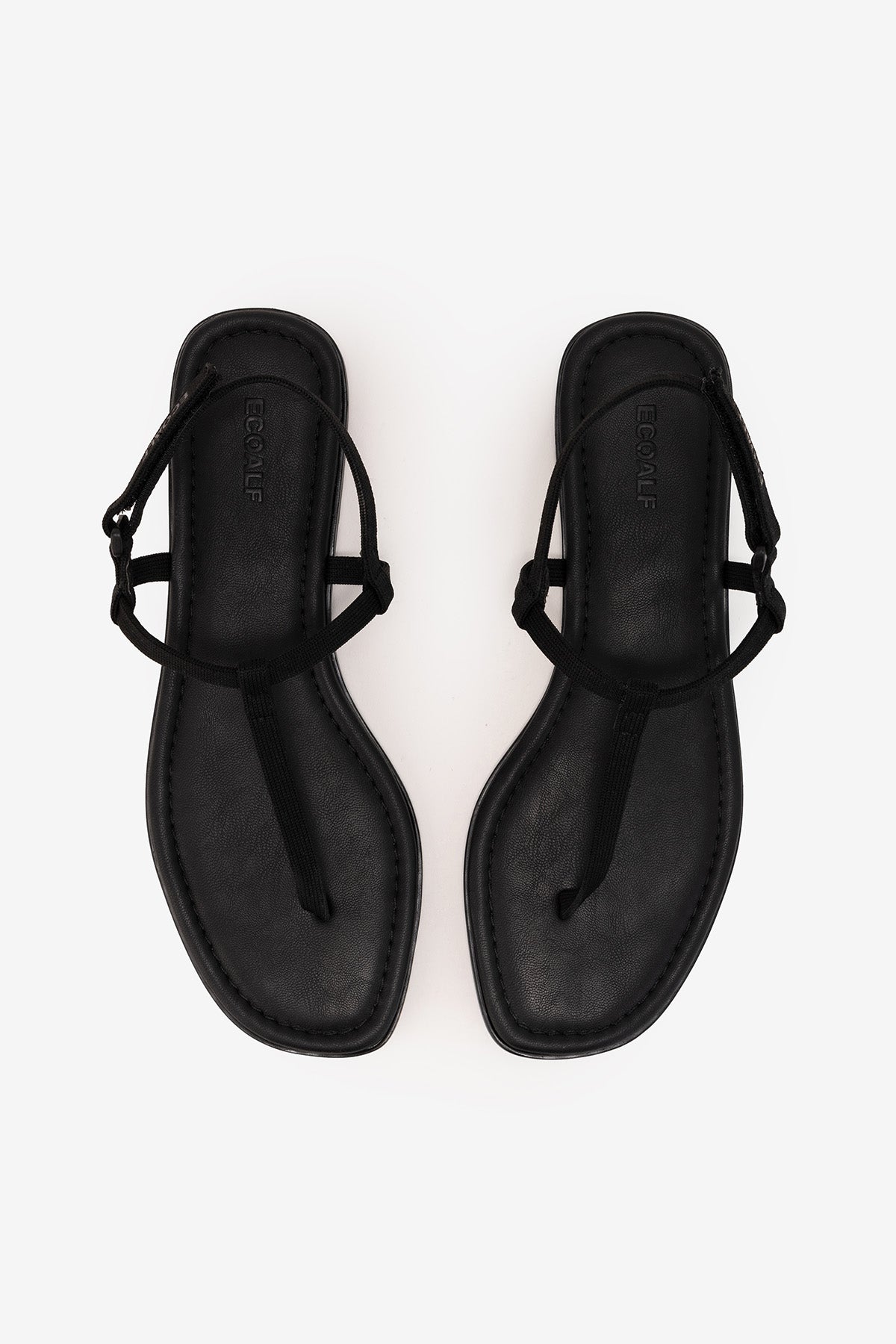 BLACK ROMA SANDALS