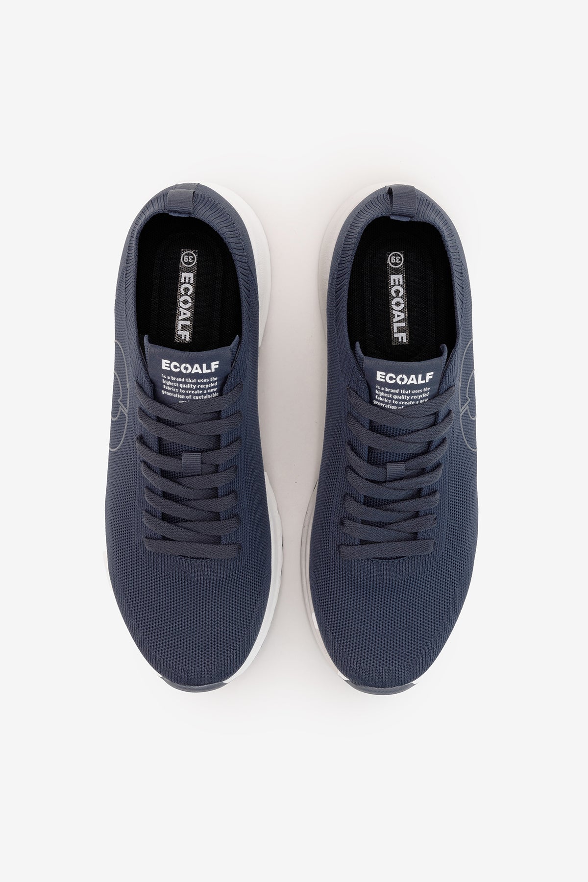BASKETS CONDE EN MAILLE BLEUES