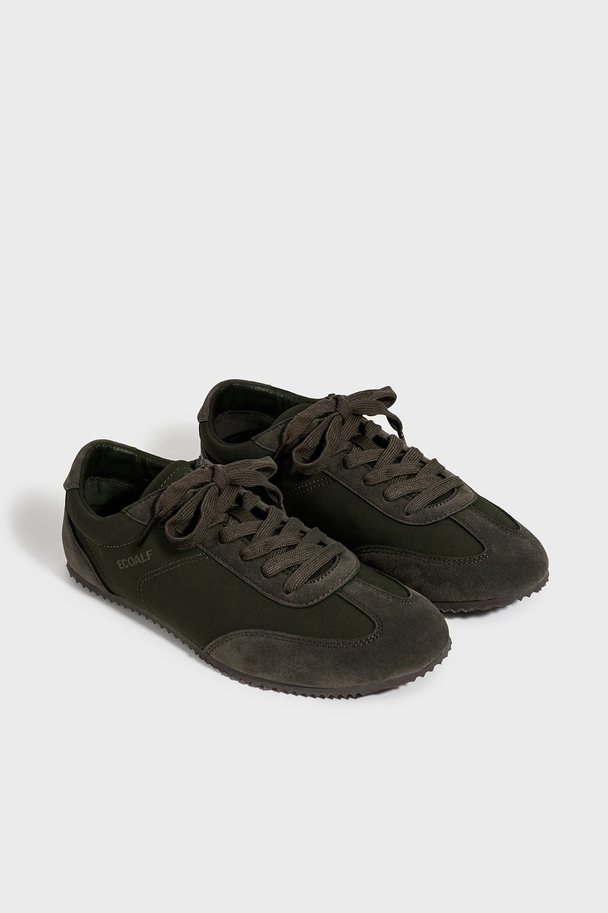 DALLAS VELVET DARK GREEN SNEAKERS