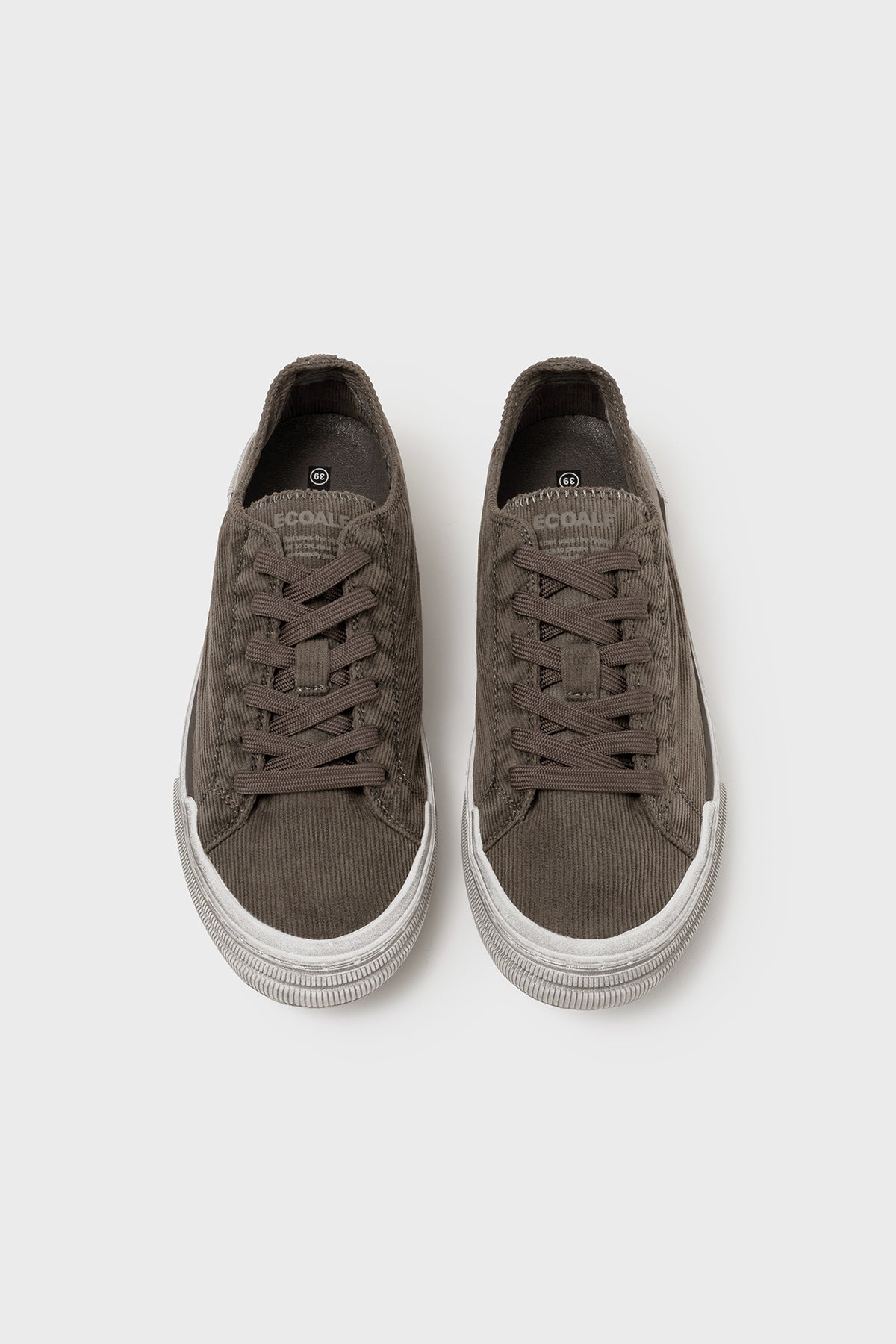 BROWN CORDUROY STRENK TRAINERS
