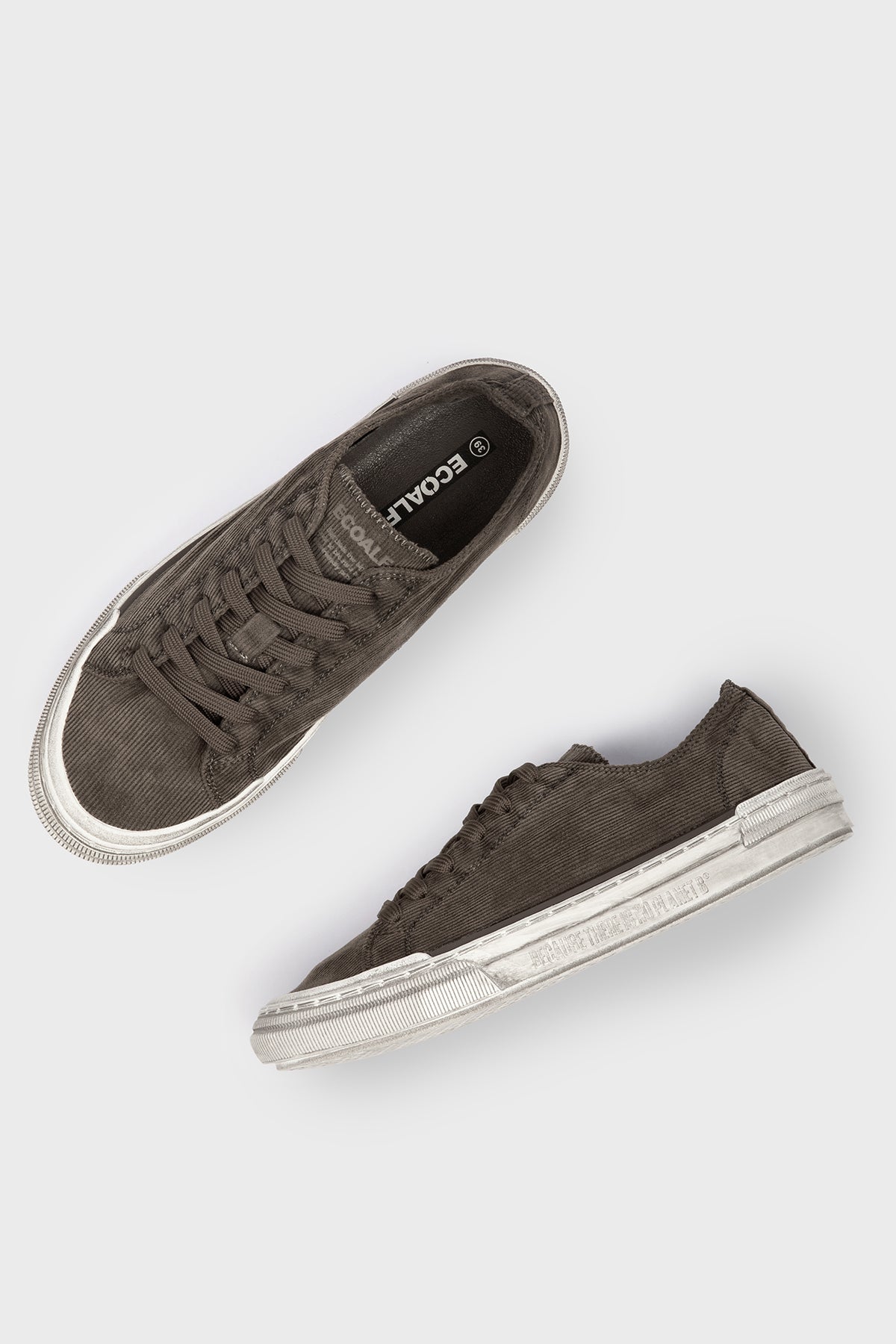 BROWN CORDUROY STRENK TRAINERS