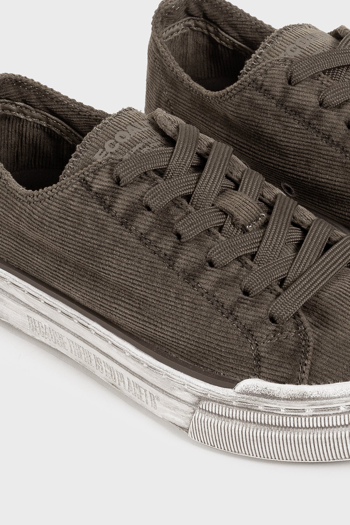 BROWN CORDUROY STRENK TRAINERS