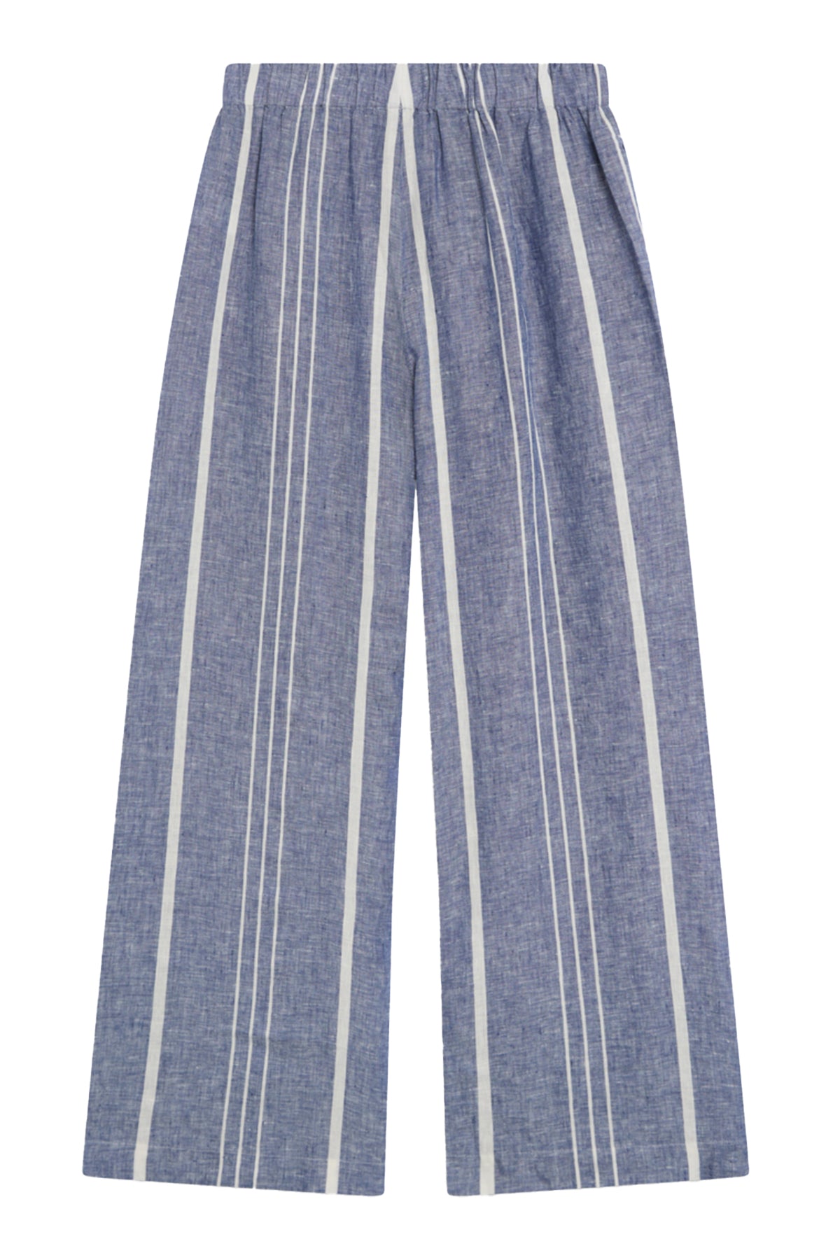 PANTALON DE RAYAS MOSSI AZUL