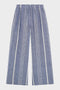 MOSSI STRIPED TROUSERS BLUE