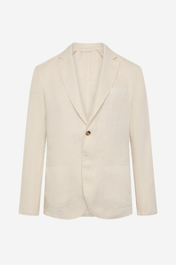 WHITE HEMP RAMA BLAZER