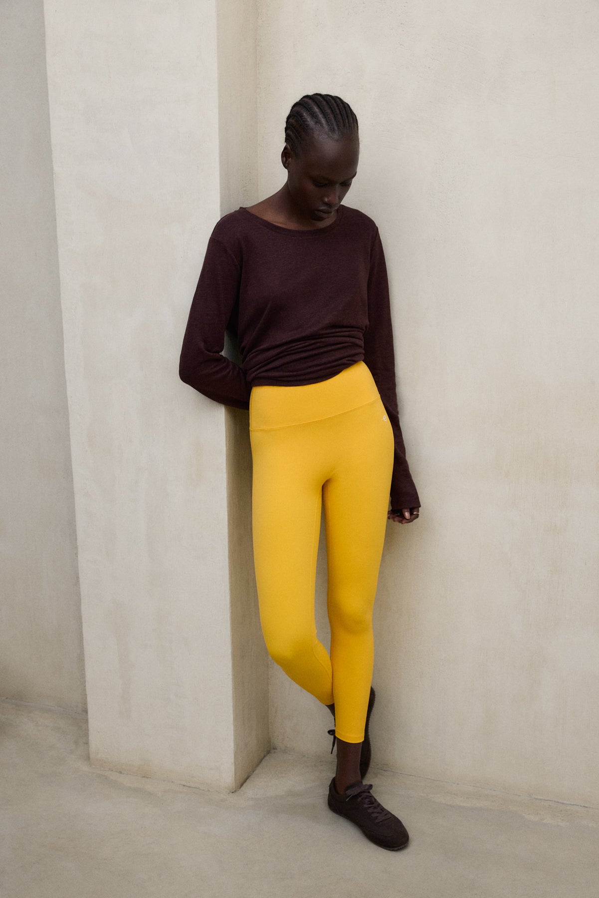 LEGGING MERCER NARANJA