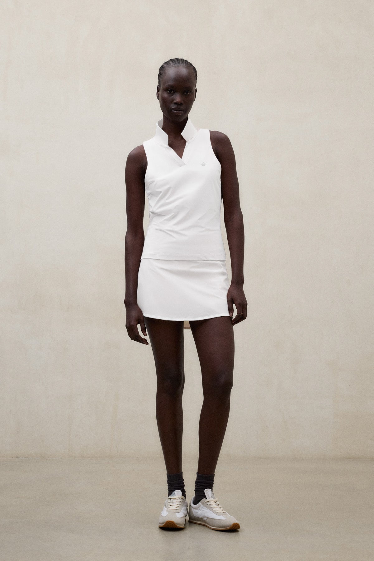 WHITE POLO PADEL