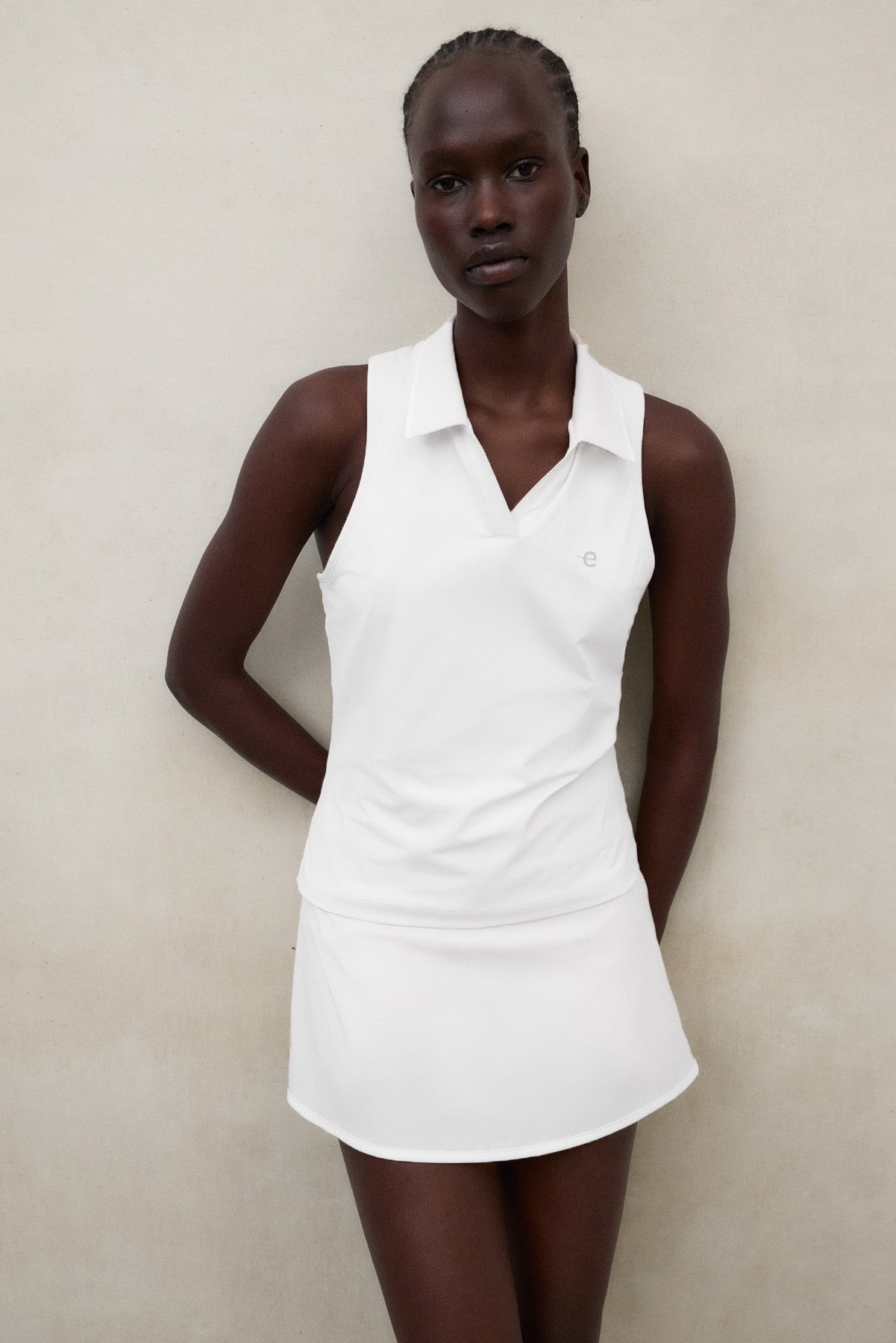 WHITE POLO PADEL