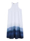 VESTIDO ESTAMPADO UKARA AZUL MARINO