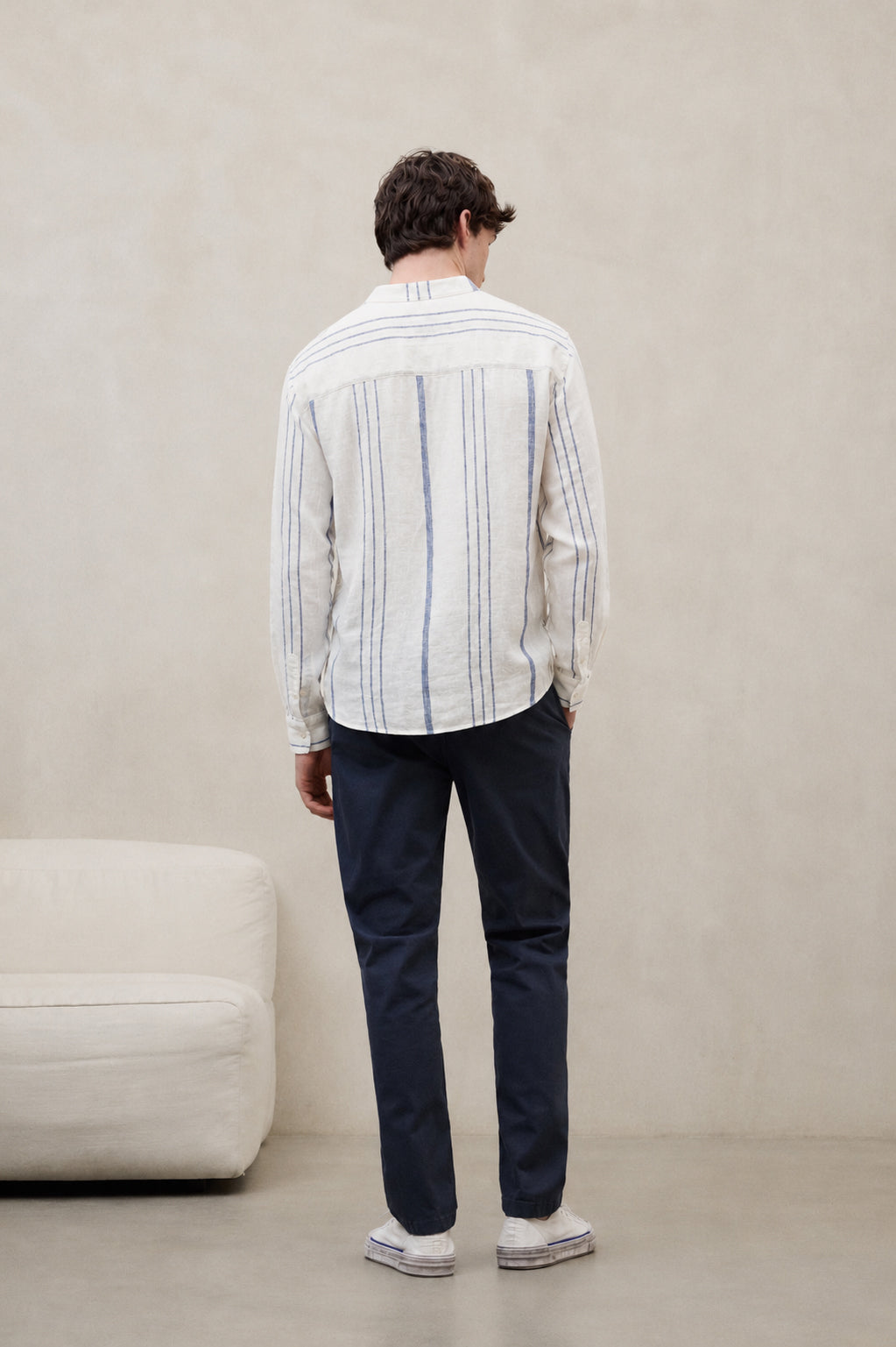 WILLY STRIPED SHIRT WHITE