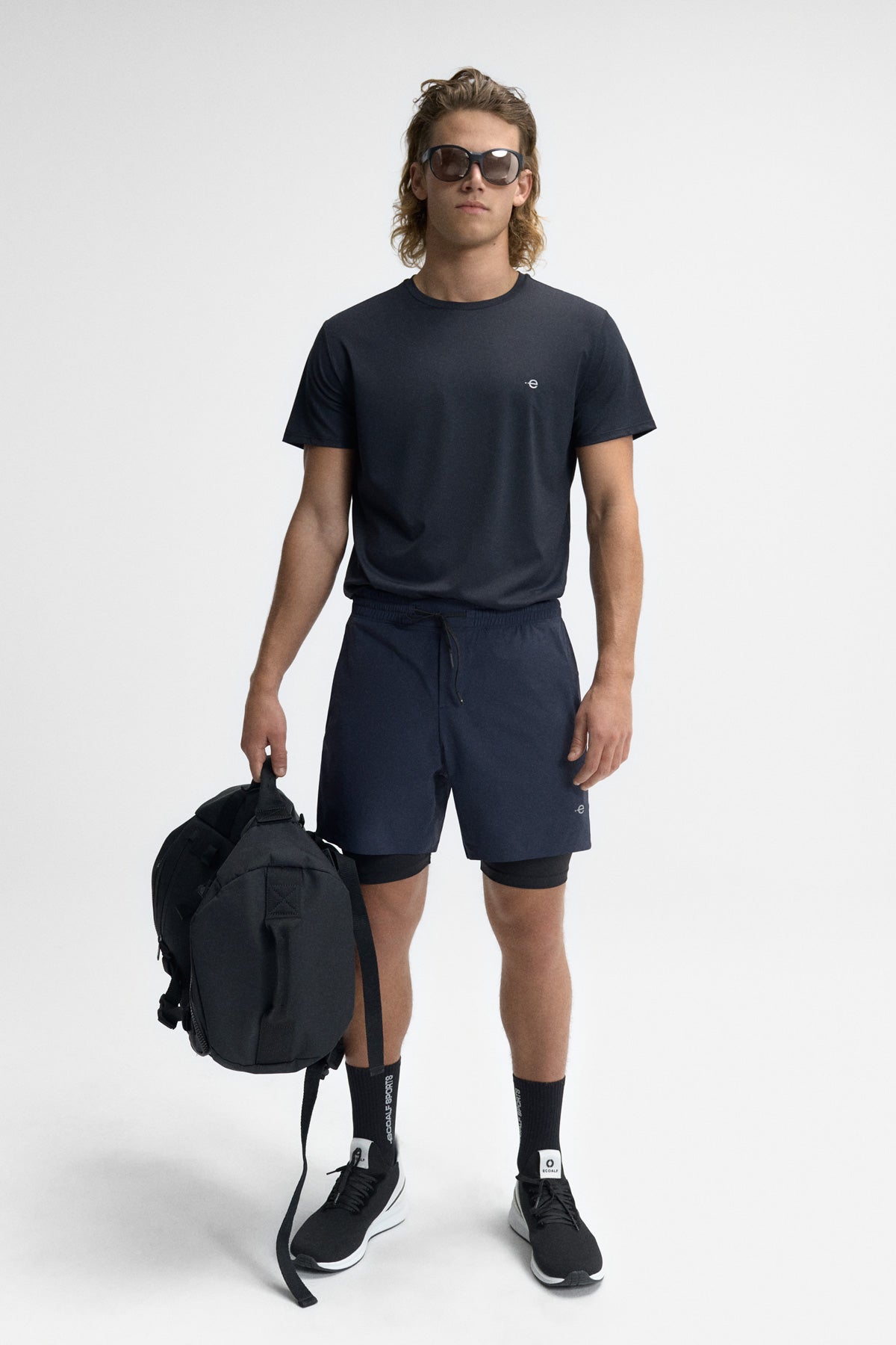 ATHENS PERFORMANCE KURZE HERREN-HOSE NIEDER NAVYBLAU